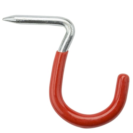 National Hardware National Hardware 2-5/8 in. L Vinyl Coated Red Steel Storage Hook 20 lb. cap. 3 pk N112-032